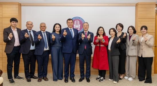 우리대학, 우즈벡 기묘국제대학과 국제교류 협약 체결 게시글 썸네일